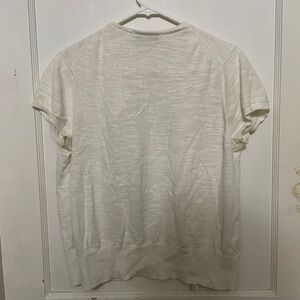 LOFT White Cropped Cardigan